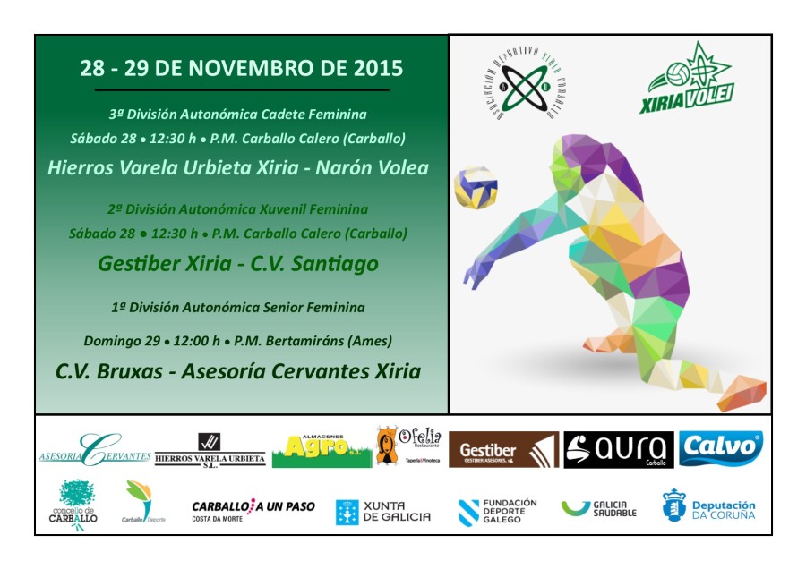 Neste momento estás a ver Previa dos encontros da fin de semana do 28 – 29 de novembro